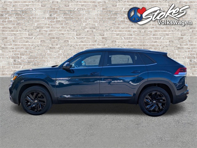 2021 Volkswagen Atlas Cross Sport 2.0T SE w/Technology Blue at Stokes Volkswagen