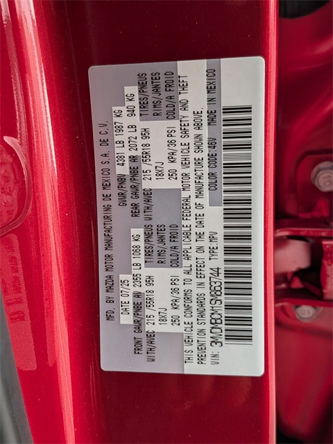 2025 Mazda CX-30 2.5 S Preferred Package Red at Baytown Hyundai