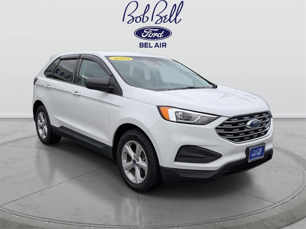Oxford White 2020 Ford Edge SE FWD SUV / Crossover Front-Wheel Drive 8-Speed Automatic