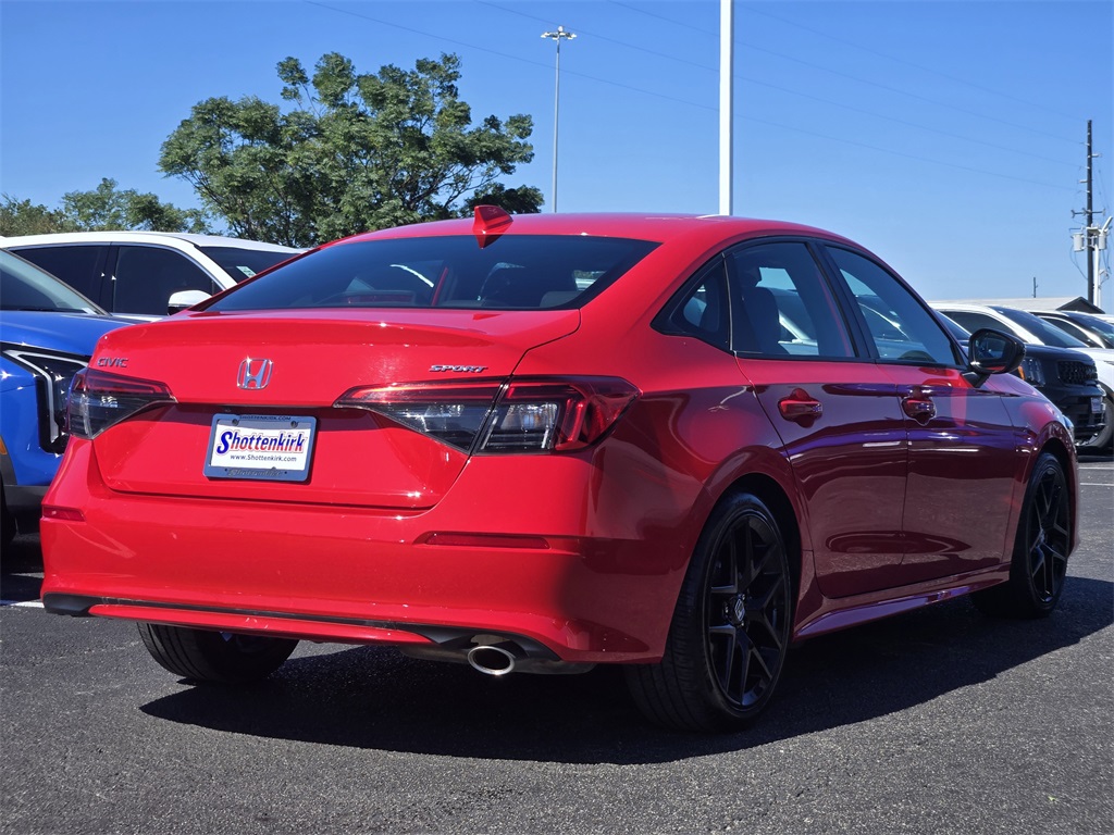 2024 Honda Civic Sport Red at Bayway Chrysler Dodge Jeep Ram