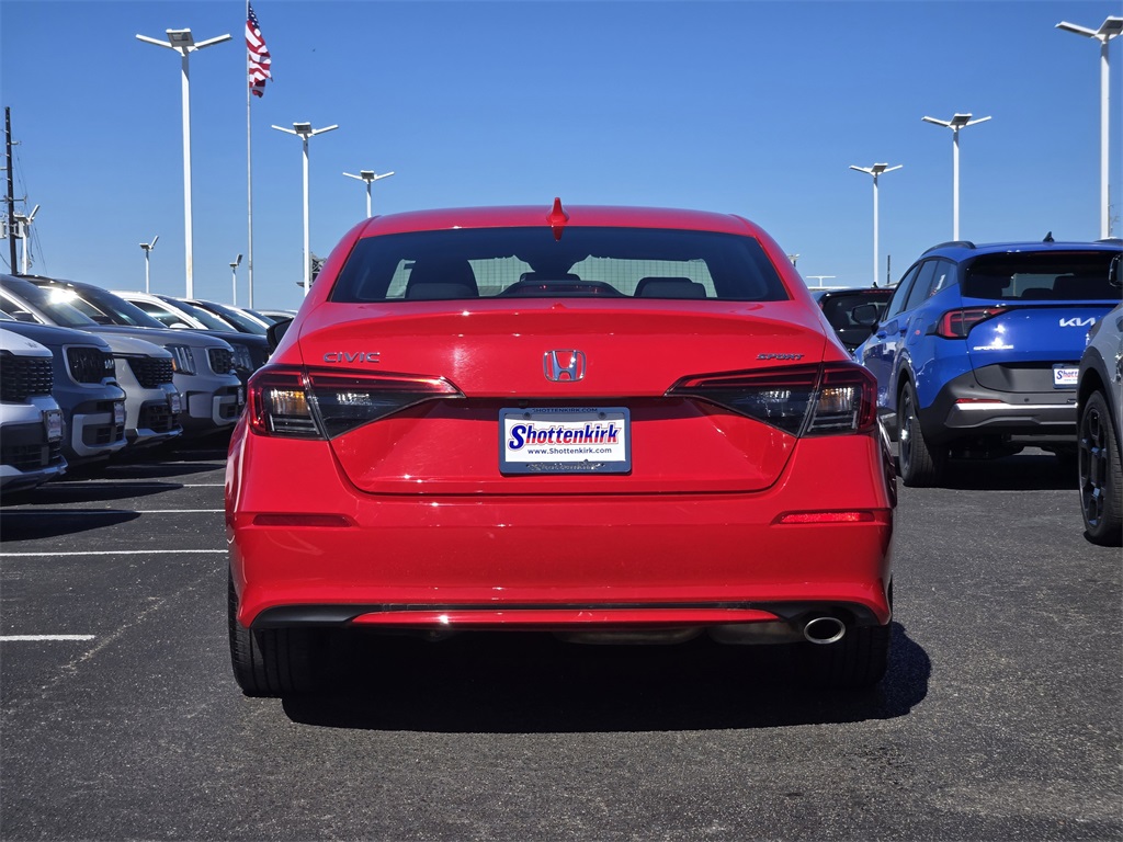 2024 Honda Civic Sport Red at Bayway Chrysler Dodge Jeep Ram