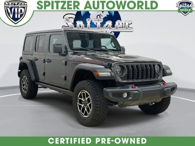 Gray (Granite Crystal Metallic Clearcoat) 2025 Jeep Wrangler SUV / Crossover Four-Wheel Drive 8-Speed Automatic