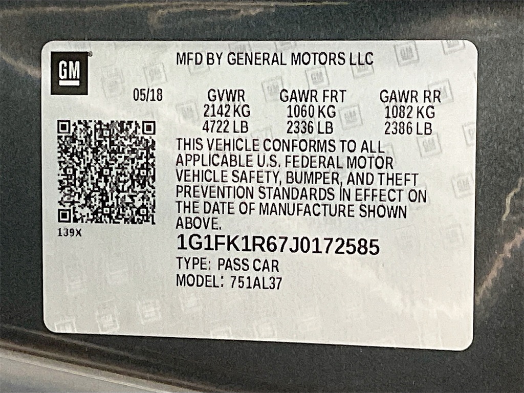 2018 Chevrolet Camaro ZL1 Gray at Victoria Chrysler Dodge Jeep Ram