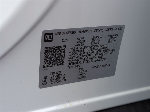 2026 Chevrolet Equinox RS for sale at PATRIOT CHEVROLET OF LIMERICK