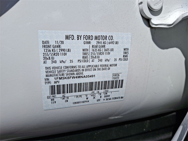 2021 Ford Explorer Limited for sale at PATRIOT CHEVROLET OF WARMINSTER