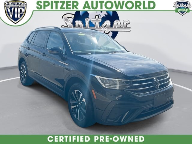 Deep Black Pearl 2023 Volkswagen Tiguan SUV / Crossover All-Wheel Drive 8-Speed Automatic