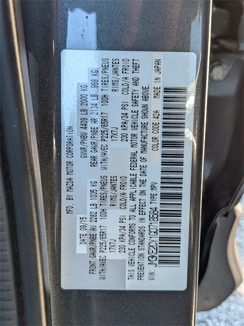 2016 Mazda CX-5 Touring Gray at Parkway Family Mazda