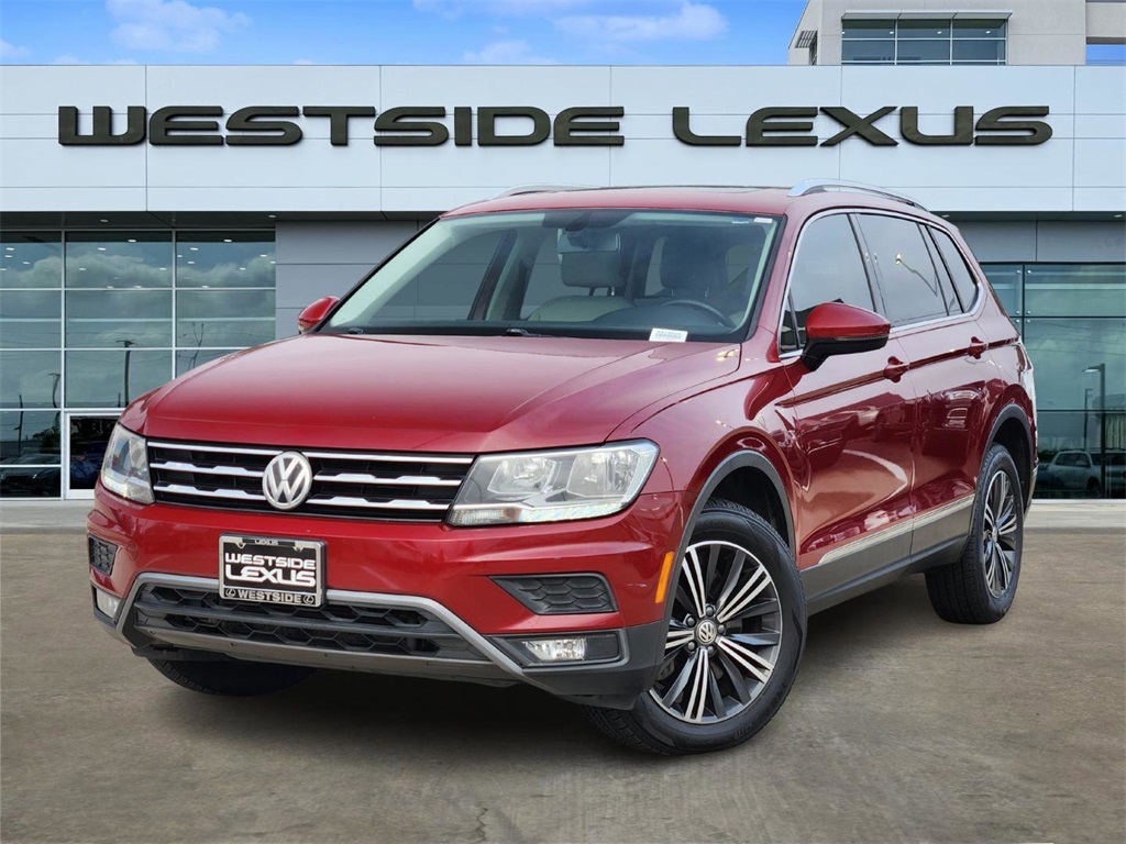 2018 Volkswagen Tiguan 2.0T SEL Red at Wharton Ford