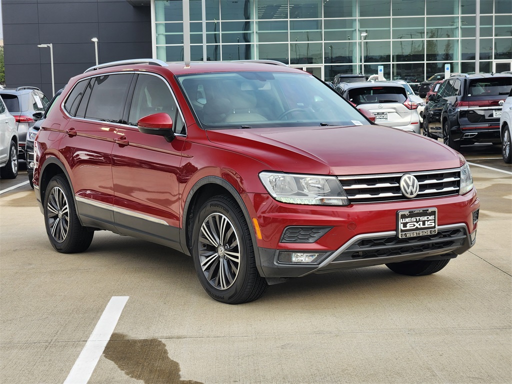 2018 Volkswagen Tiguan 2.0T SEL Red at Wharton Ford