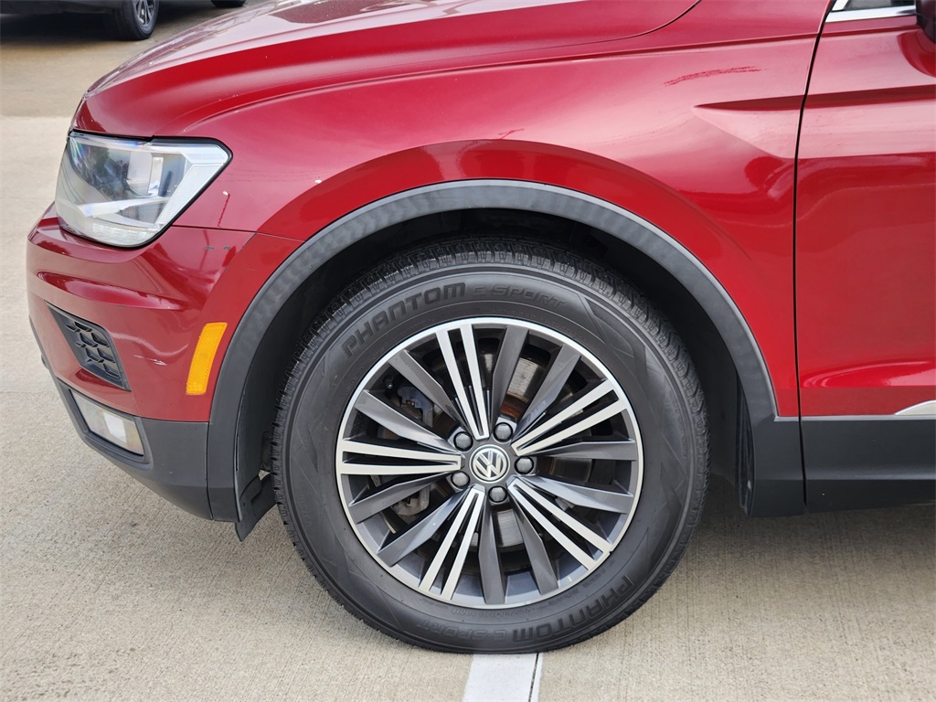 2018 Volkswagen Tiguan 2.0T SEL Red at Wharton Ford
