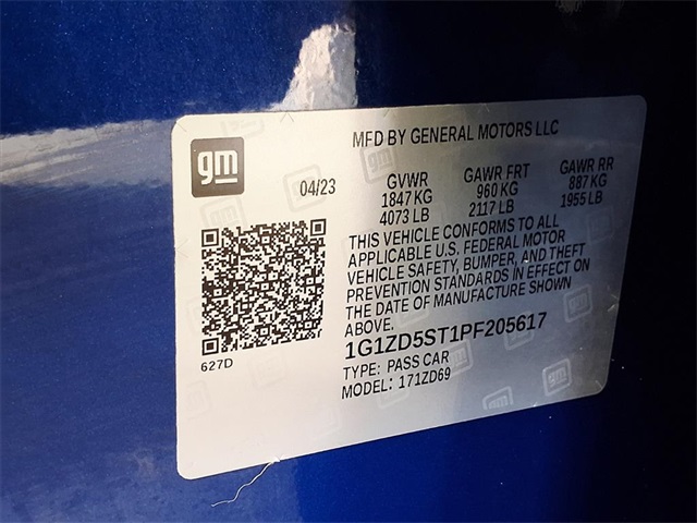 2023 Chevrolet Malibu LT Blue at Don McGill Toyota