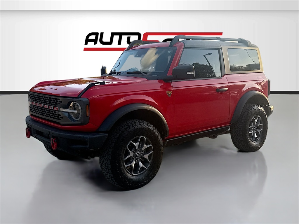 2023 Ford Bronco Badlands Red at Bayway Chrysler Dodge Jeep Ram