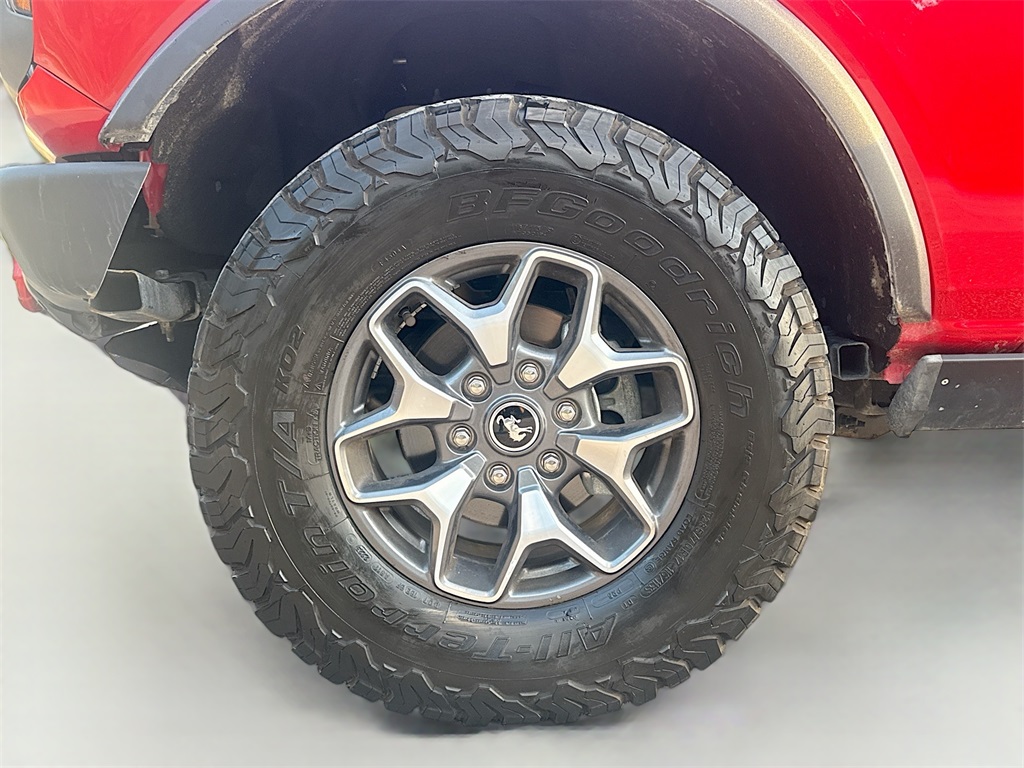 2023 Ford Bronco Badlands Red at Bayway Chrysler Dodge Jeep Ram