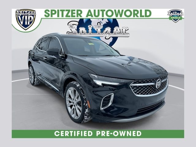 Black (Ebony Twilight Metallic) 2023 Buick Envision Avenir AWD SUV / Crossover All-Wheel Drive 9-Speed Automatic