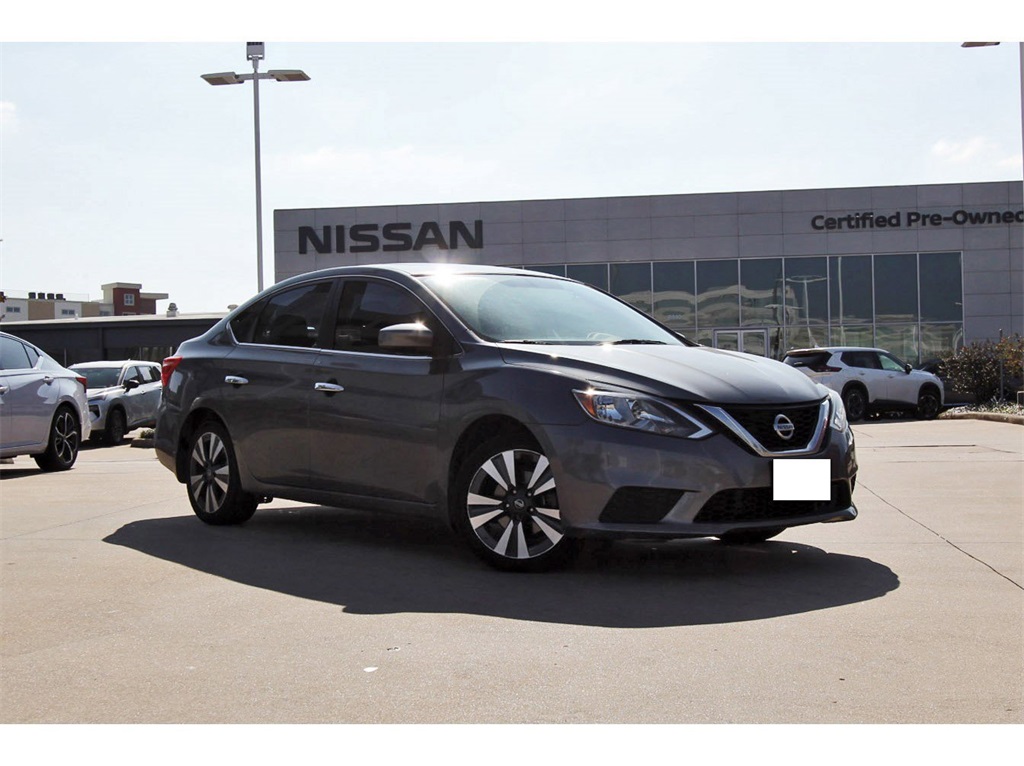 2019 Nissan Sentra SV Gray at Shottenkirk Kia Fort Bend