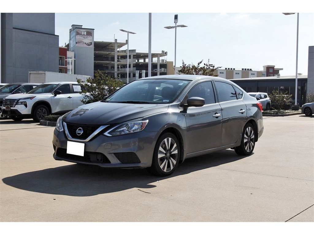 2019 Nissan Sentra SV Gray at Shottenkirk Kia Fort Bend