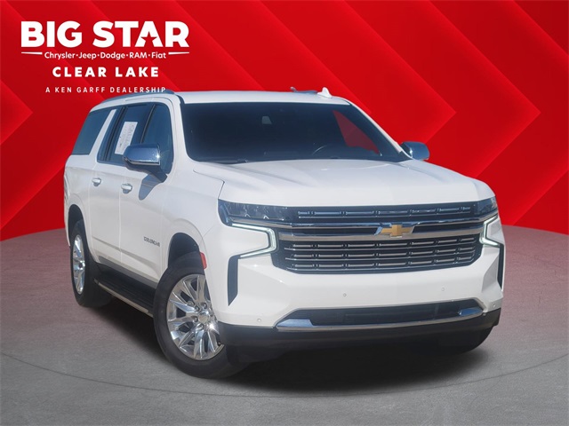 2023 Chevrolet Suburban Premier White at Baytown Hyundai