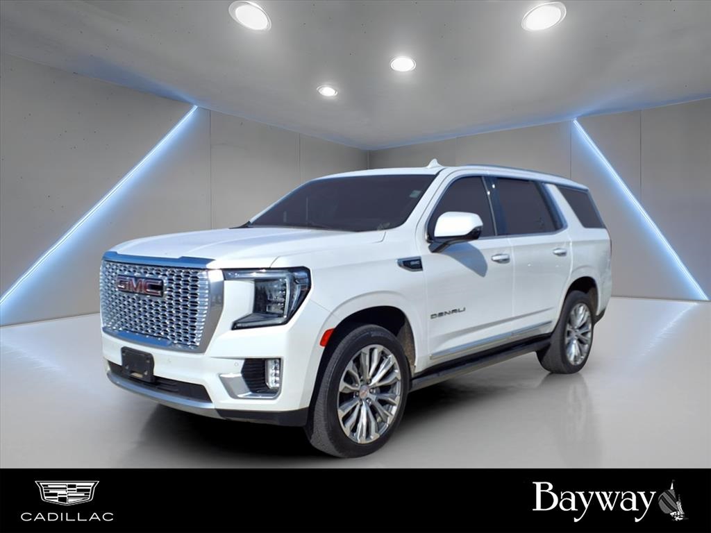 2021 GMC Yukon Denali White at Bayway Cadillac of The Woodlands