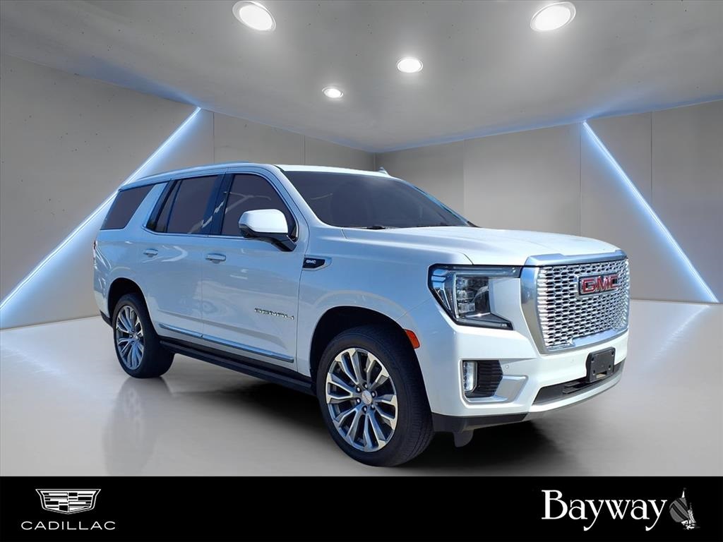 2021 GMC Yukon Denali White at Bayway Cadillac of The Woodlands