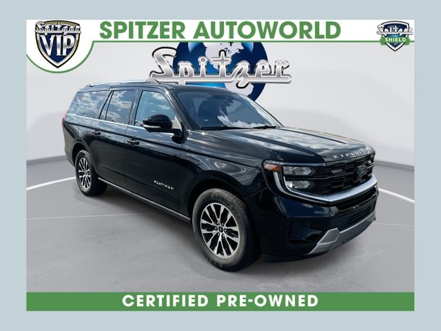 Agate Black Metallic 2025 Ford Expedition MAX Platinum 4WD SUV / Crossover Four-Wheel Drive Automatic