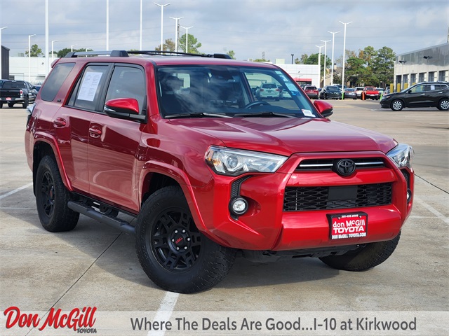2024 Toyota 4Runner SR5 Premium Red at Don McGill Toyota