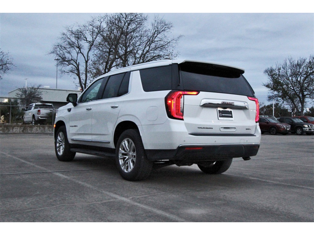2021 GMC Yukon SLT White at Bayway Cadillac of The Woodlands