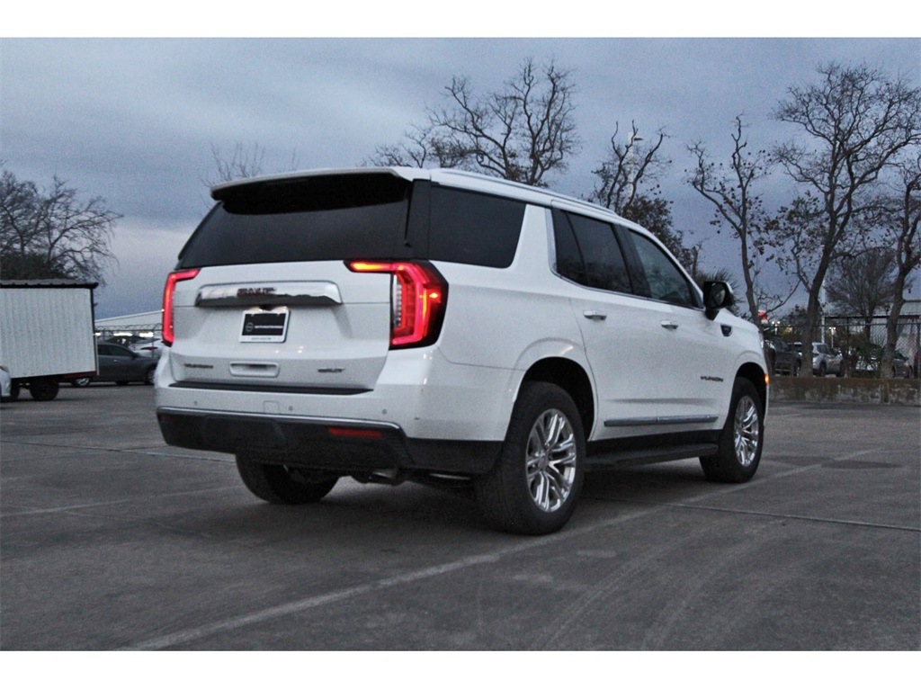 2021 GMC Yukon SLT White at Bayway Cadillac of The Woodlands
