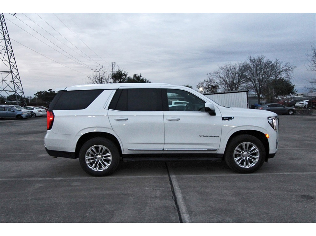 2021 GMC Yukon SLT White at Bayway Cadillac of The Woodlands