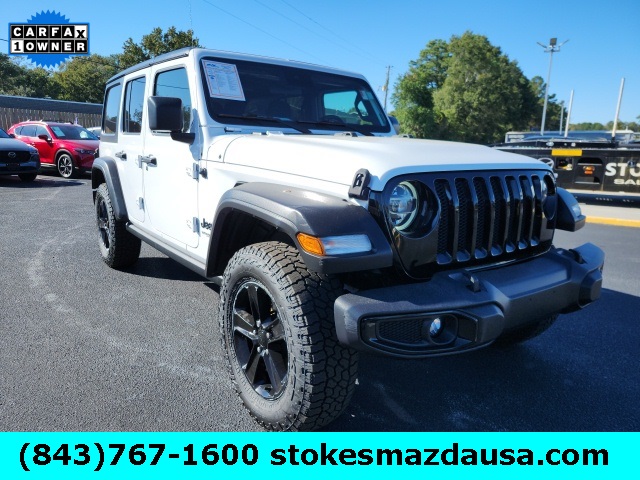 2020 Jeep Wrangler Unlimited Willys White at Mazda of Columbia