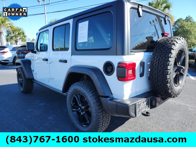 2020 Jeep Wrangler Unlimited Willys White at Mazda of Columbia