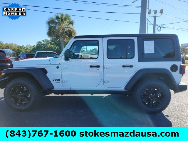 2020 Jeep Wrangler Unlimited Willys White at Mazda of Columbia