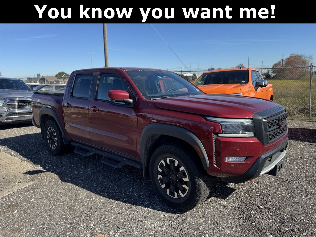2023 Nissan Frontier PRO-4X Red at Don McGill Toyota