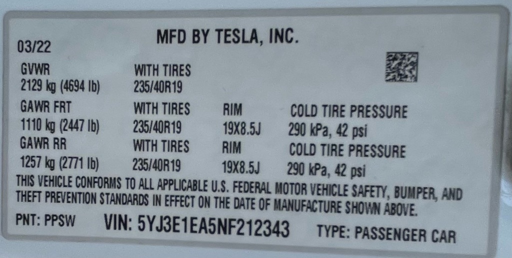 2022 Tesla Model 3 Base White at Ultimate Motorsports