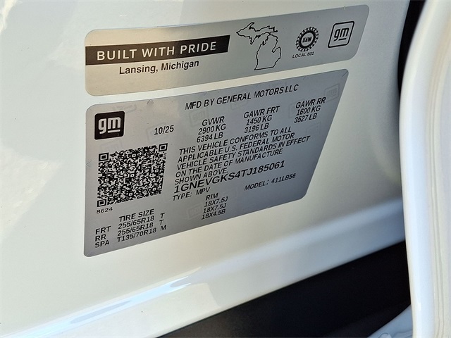 2026 Chevrolet Traverse LT for sale at PATRIOT CHEVROLET OF WARMINSTER