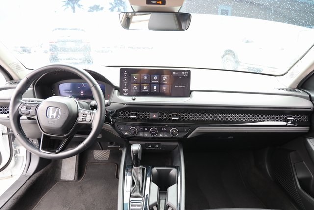 2024 Honda Accord Hybrid EX-L White at DeMontrond Mazda