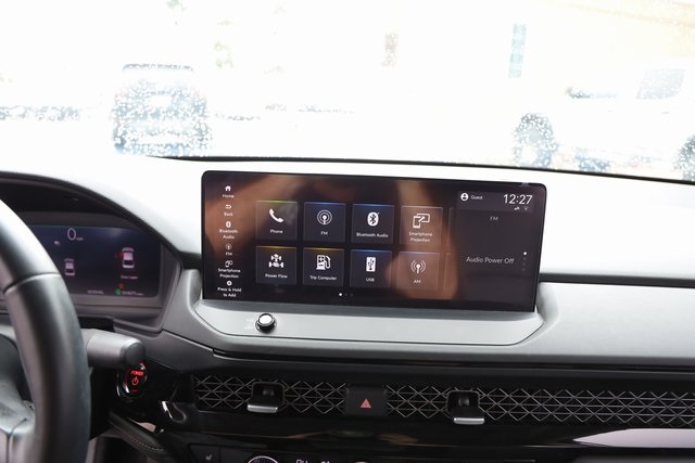 2024 Honda Accord Hybrid EX-L White at DeMontrond Mazda