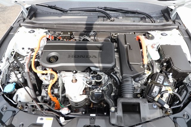 2024 Honda Accord Hybrid EX-L White at DeMontrond Mazda