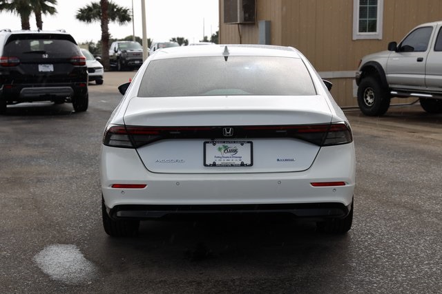 2024 Honda Accord Hybrid EX-L White at DeMontrond Mazda