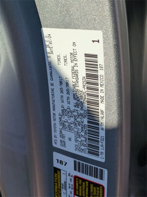 2024 Toyota Tacoma TRD Off-Road Silver at Walterboro Ford