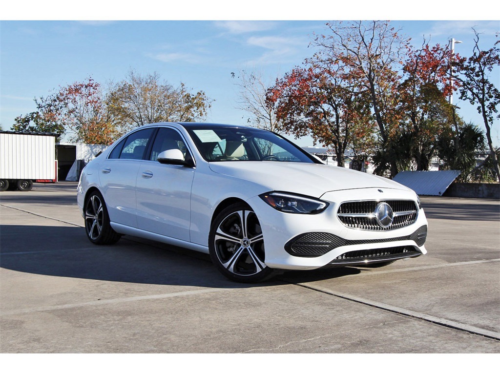 2023 Mercedes-Benz C-Class C 300 White at Mac Haik CDJR North Houston