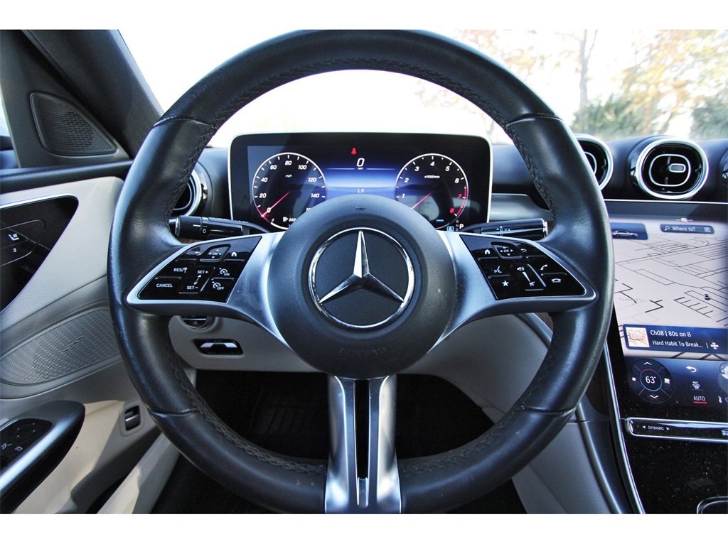 2023 Mercedes-Benz C-Class C 300 White at Mac Haik CDJR North Houston