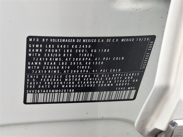 2021 Volkswagen Tiguan 2.0T SEL for sale at PATRIOT BUICK GMC OF BOYERTOWN