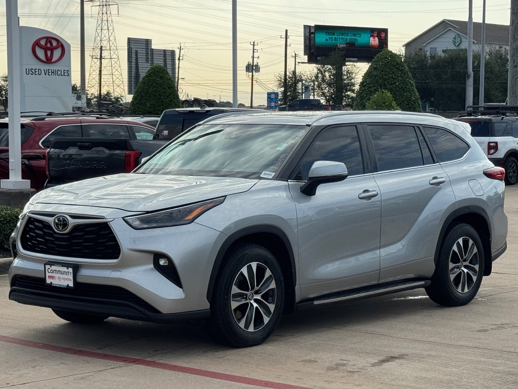 2023 Toyota Highlander XLE Silver at Parkway Family Mazda