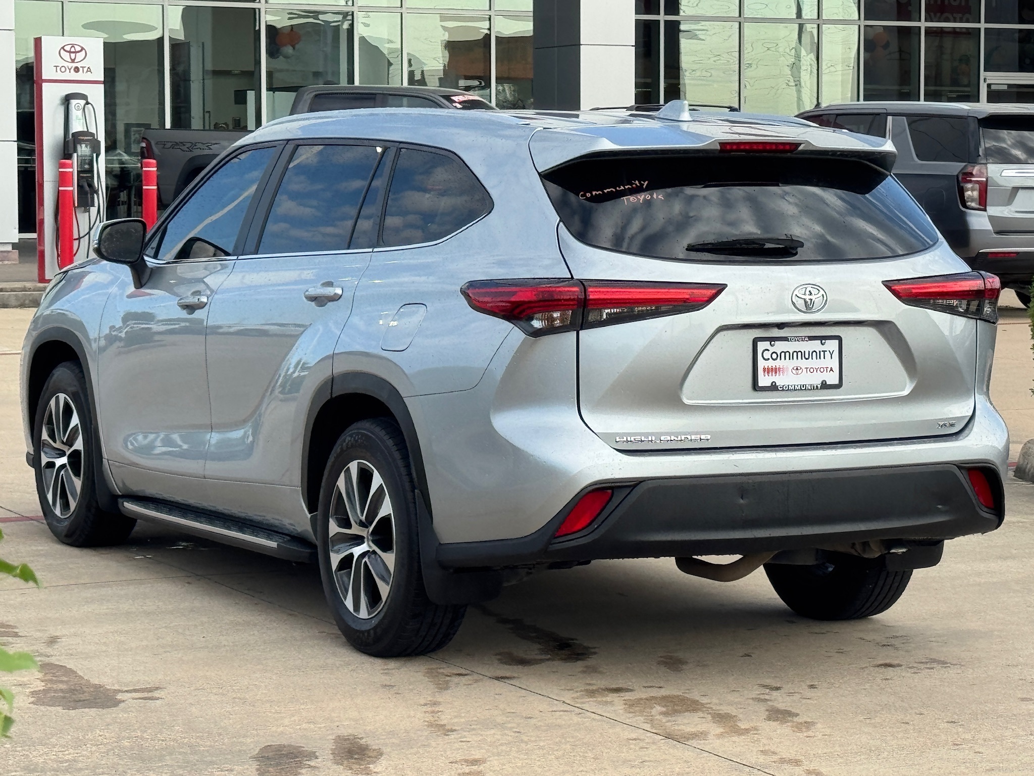 2023 Toyota Highlander XLE Silver at Parkway Family Mazda