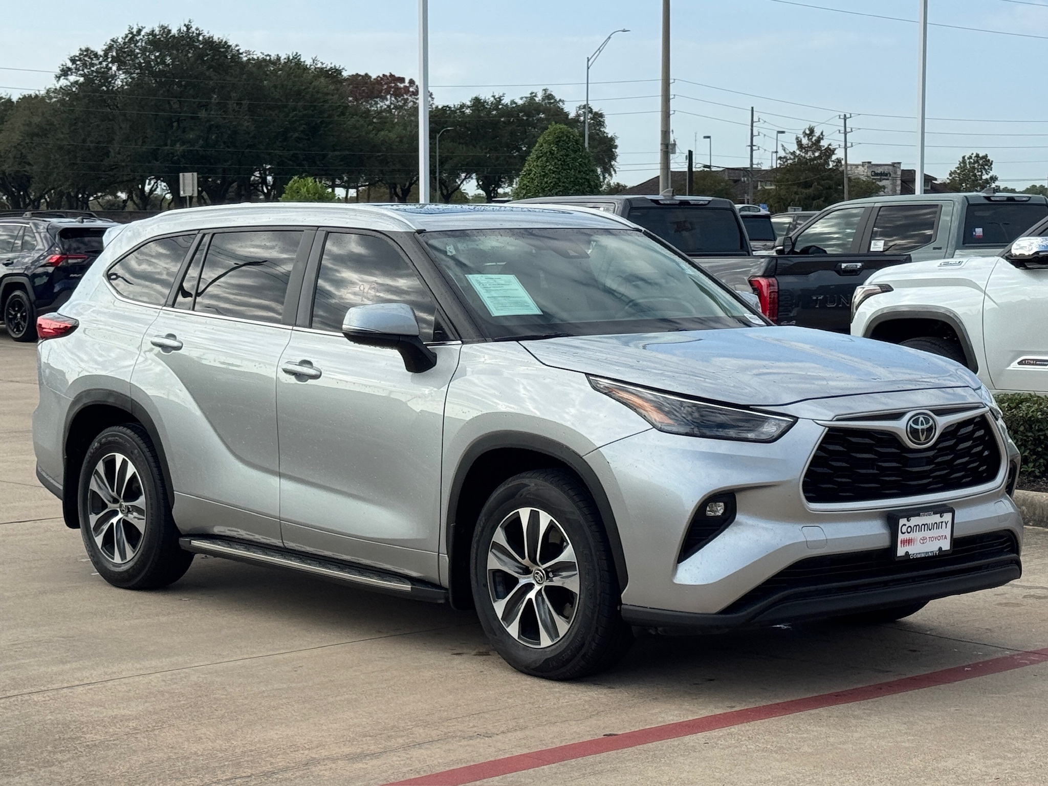 2023 Toyota Highlander XLE Silver at Parkway Family Mazda