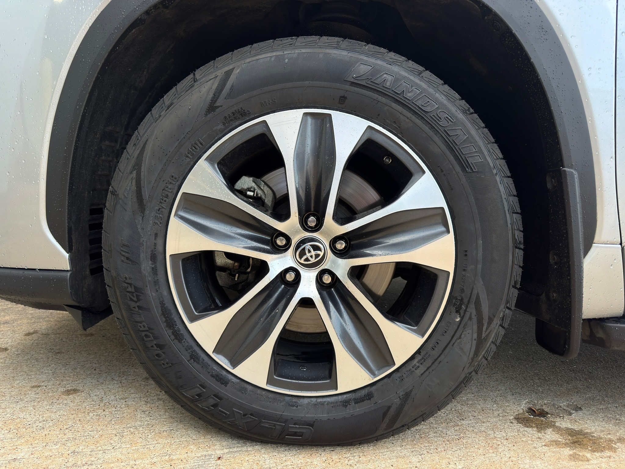 2023 Toyota Highlander XLE Silver at Parkway Family Mazda