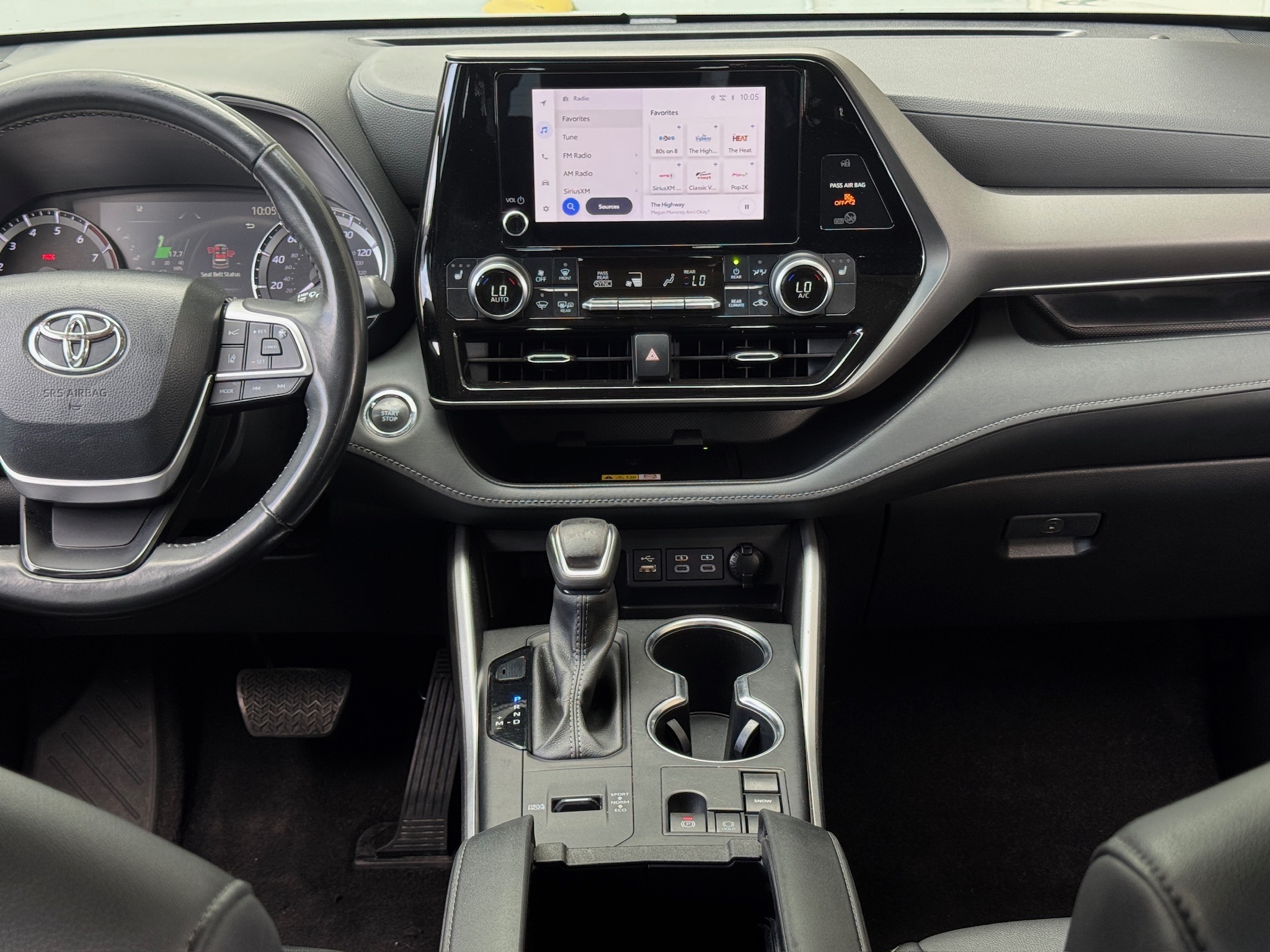 2023 Toyota Highlander XLE Silver at Parkway Family Mazda