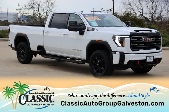 2025 GMC Sierra 3500HD AT4 White at Central Houston Nissan