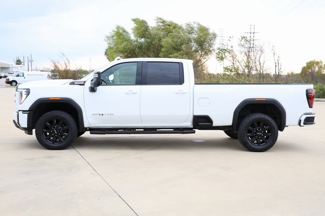 2025 GMC Sierra 3500HD AT4 White at Central Houston Nissan