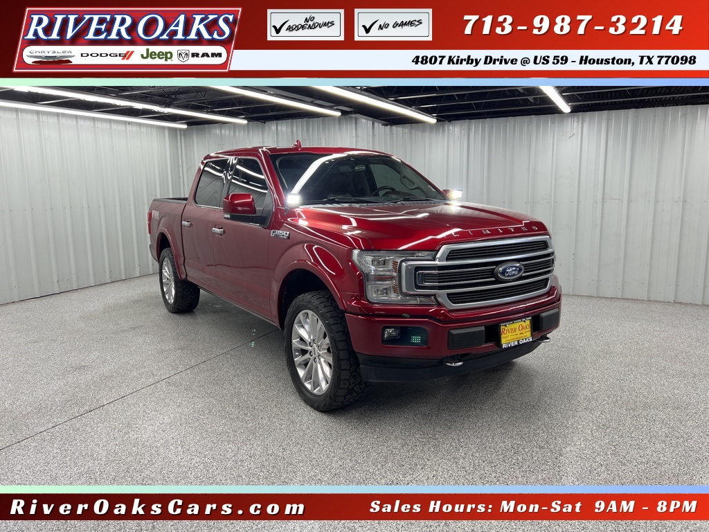 2019 Ford F-150 Limited Red at DeMontrond Gulf Freeway